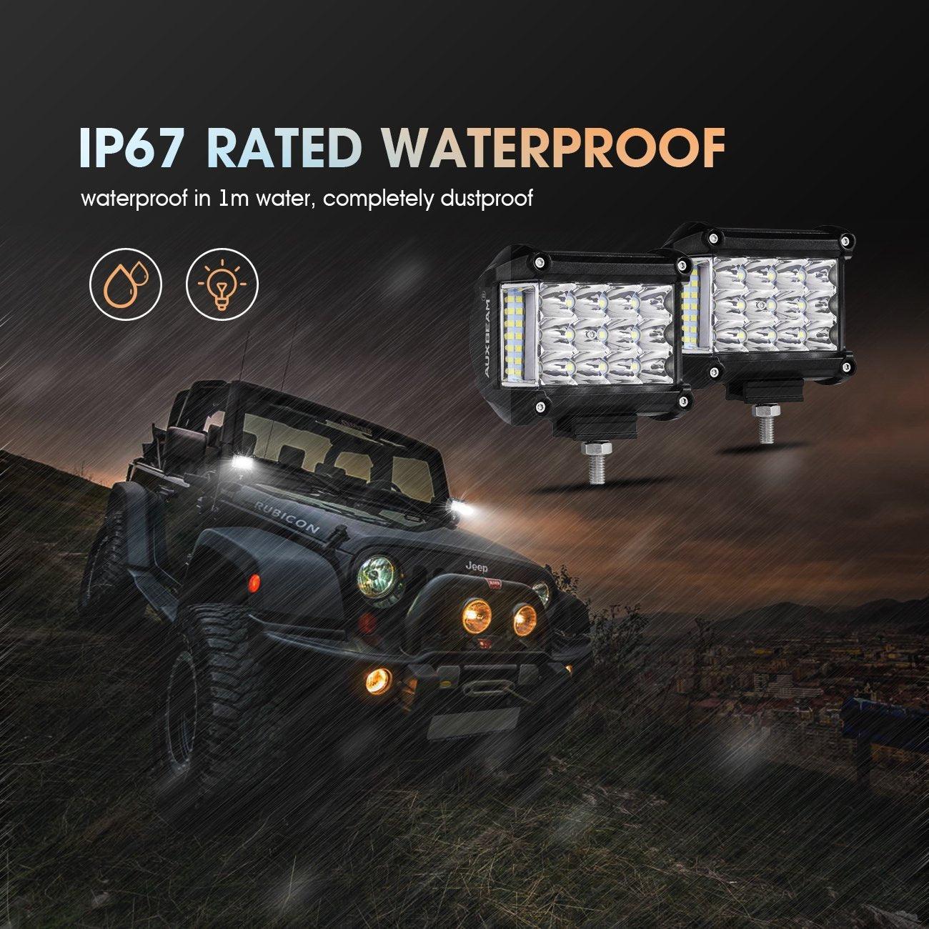Par de Luces LED de 4 pulgadas 36W Auxbeam