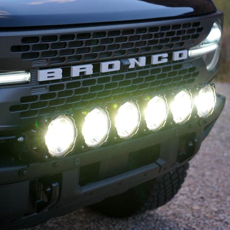 Barra LED Pro6 de 39" 6 Luces para parachoques delantero FORD BRONCO +21 KC HILITES
