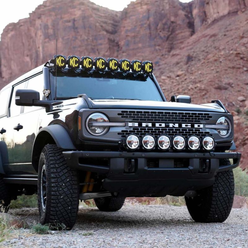 Barra LED Pro6 de 39" 6 Luces para parachoques delantero FORD BRONCO +21 KC HILITES
