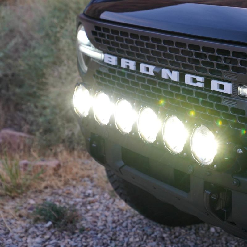 Barra LED Pro6 de 39" 6 Luces para parachoques delantero FORD BRONCO +21 KC HILITES
