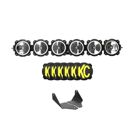 Barra LED Pro6 de 39" 6 Luces para POLARIS RZR TURBO R/ PRO XP KC HILITES