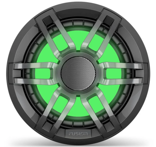 Bocinas Marinas de 6.5 pulgadas con LED RGB 200w Negras Fusion® XS GARMIN
