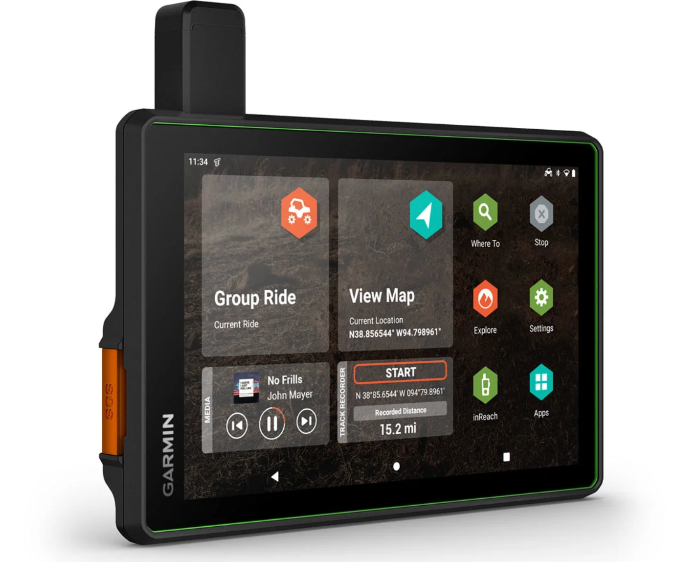 Navegador por Satélite de 8 pulgadas Tread® - SxS Edition para deportes de motor con Group Ride Tracker GARMIN