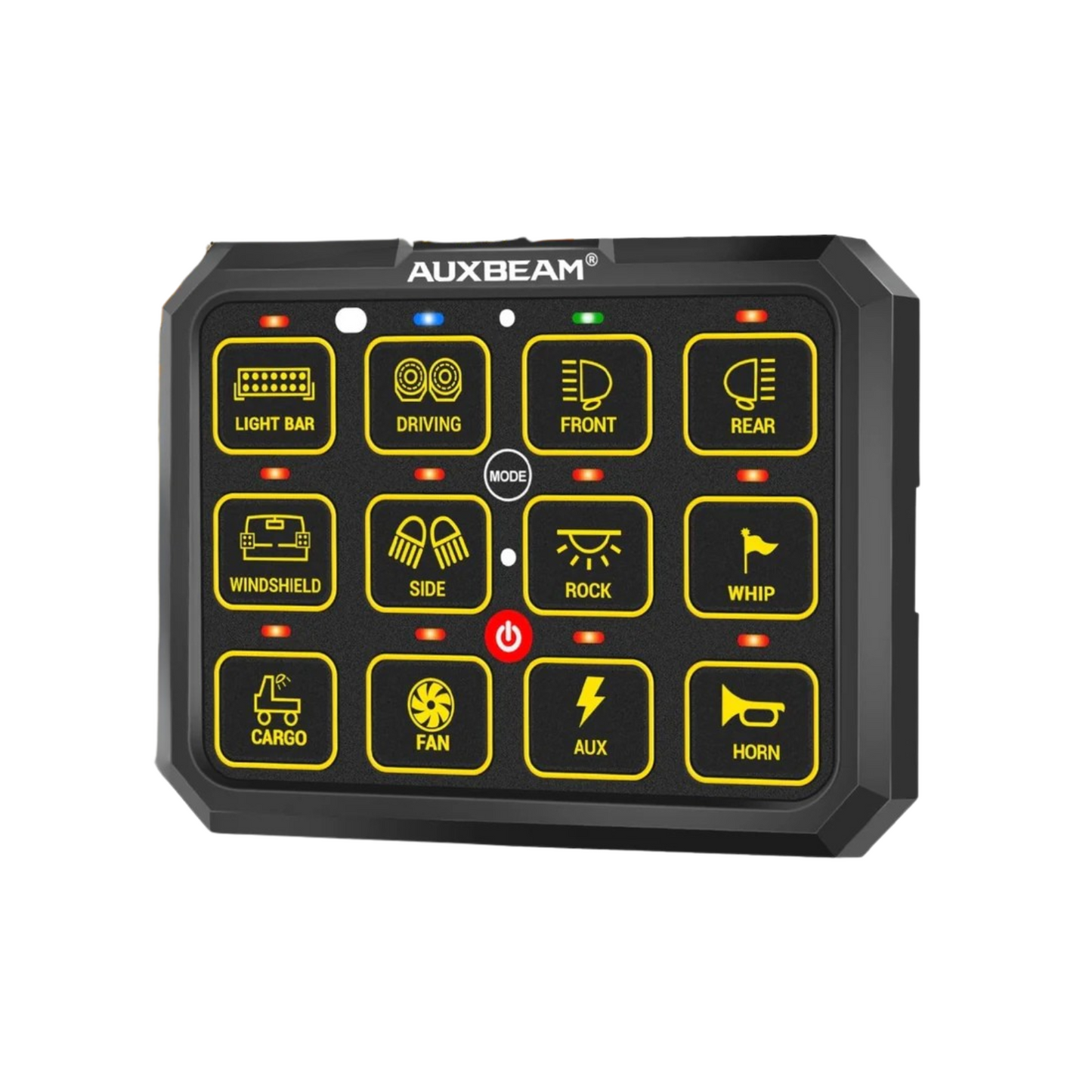 Panel de interruptores de 12 botones AC-1200 RGB Auxbeam Switch Panel