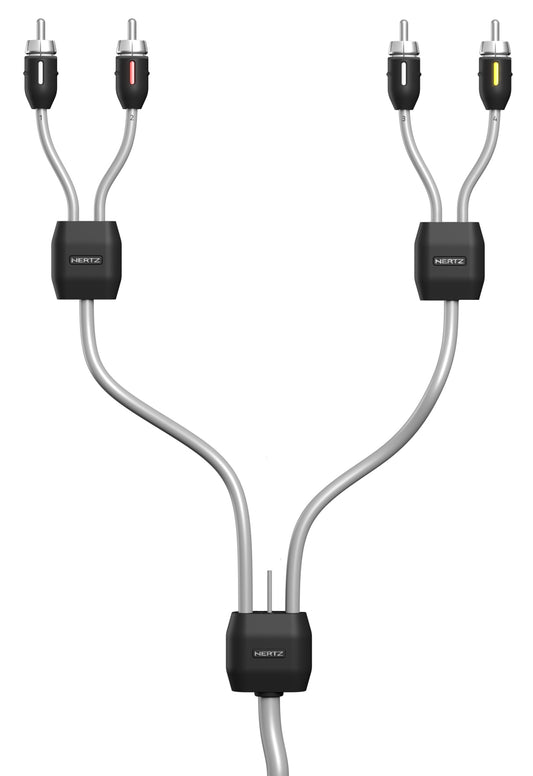 Cable RCA Marino Blanco de 4 canales HMLC4 Hertz