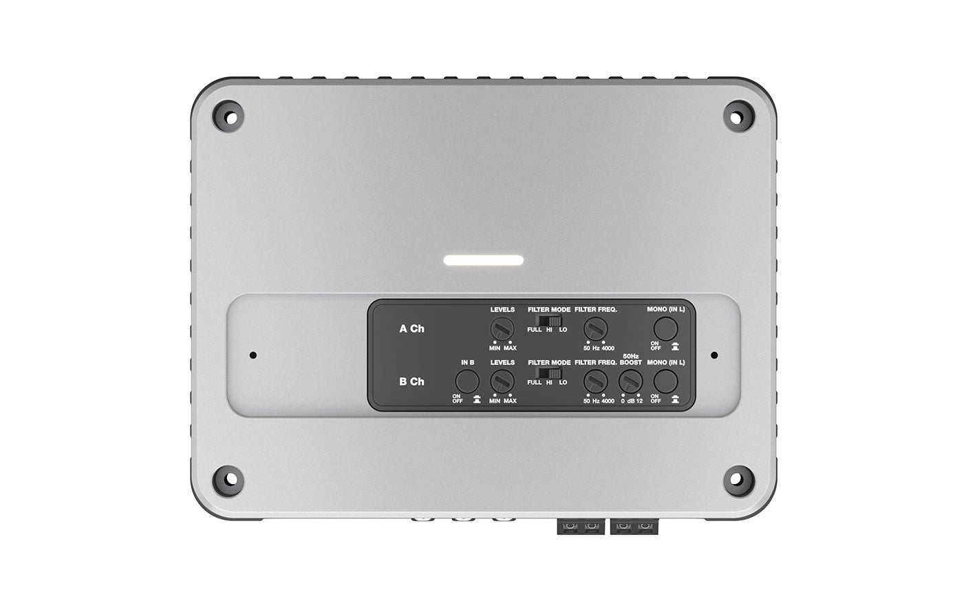 Amplificador Marino Compacto de 4 canales 760 W Venezia V4C Hertz
