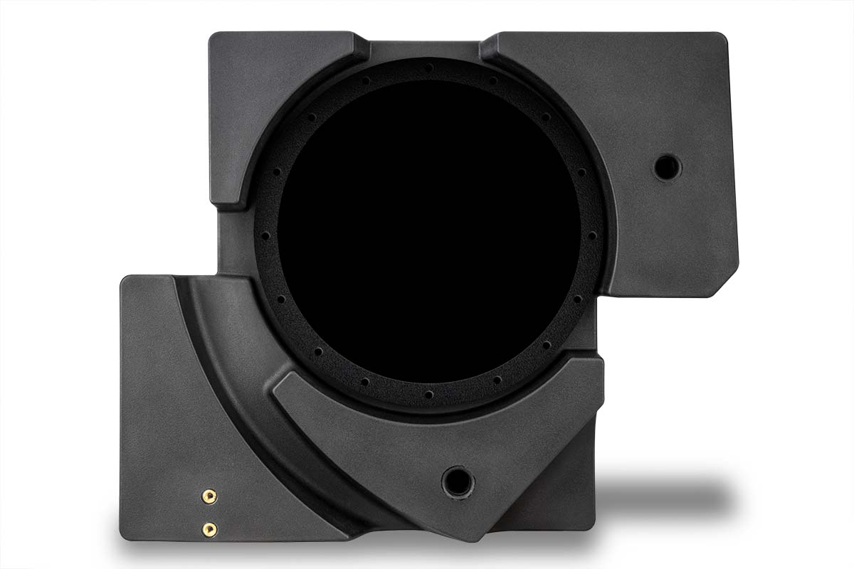 Caja para Subwoofer 10" para debajo del asiento del conductor para CAN-AM 190-X32-DUS10U SSV WORKS