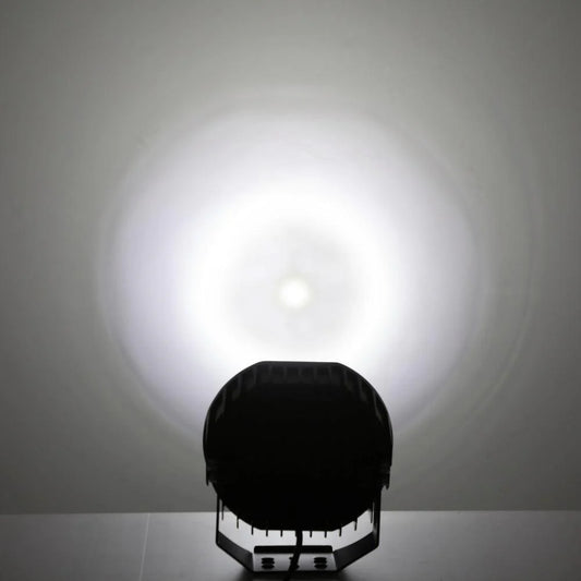 Par de Luces LED Blancas don DRL Ambar 360-PRO de 8.5 pulgadas 220W Auxbeam