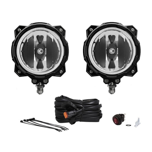 Par de Luces LED Pro6 de 6" KC HILITES