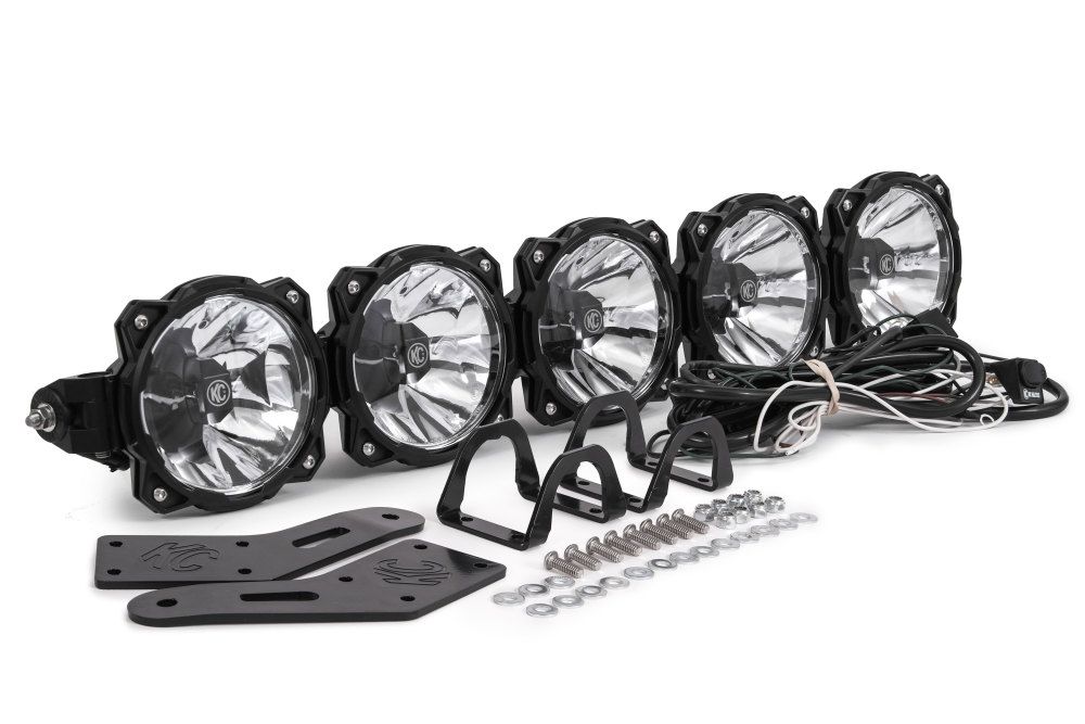 Barra LED Pro6 de 32" 5 Luces para POLARIS RZR 14-18 KC HILITES