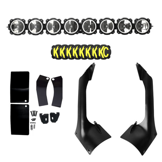 Barra LED Pro6 de 50" 8 Luces para JEEP WRANGLER/ GLADIATOR KC HILITES