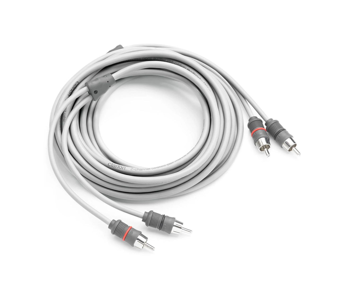 Cable RCA Marinos Blancos de 2 Canales CLARION
