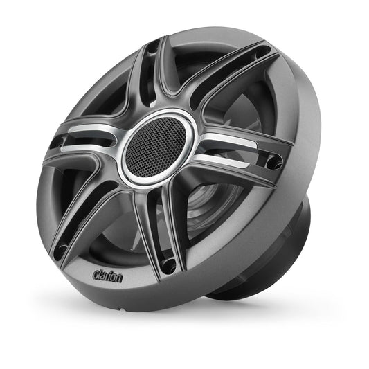 Bocinas Coaxiales Marinas Premium de 6.5" Negras/Blancas CMSP-651-SWG CLARION