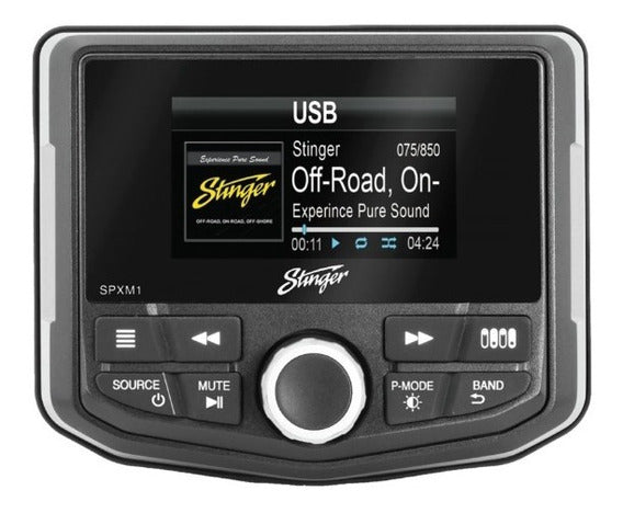 Reproductor Multimedia Marino con Pantalla de 2.7" STINGER