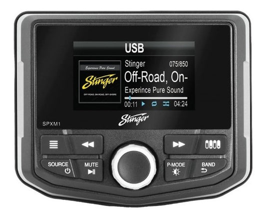 Reproductor Multimedia Marino con Pantalla de 2.7" STINGER