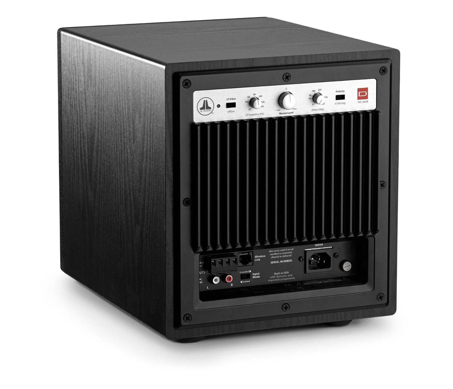 Subwoofer para Casa de 8" 500w Dominion Negro Cenizo d108-ASH JL AUDIO