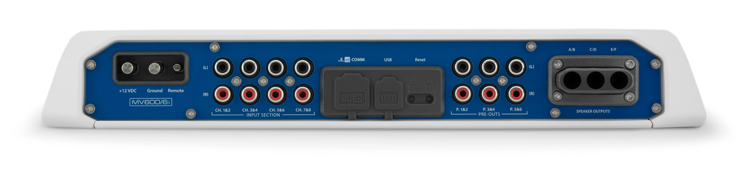 Amplificador Marino de 6 Canales 600w MV600/6i JL AUDIO