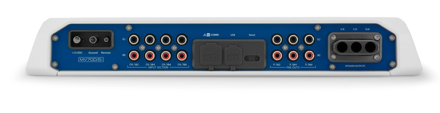 Amplificador Marino de 5 Canales 700w MV700/5i JL AUDIO