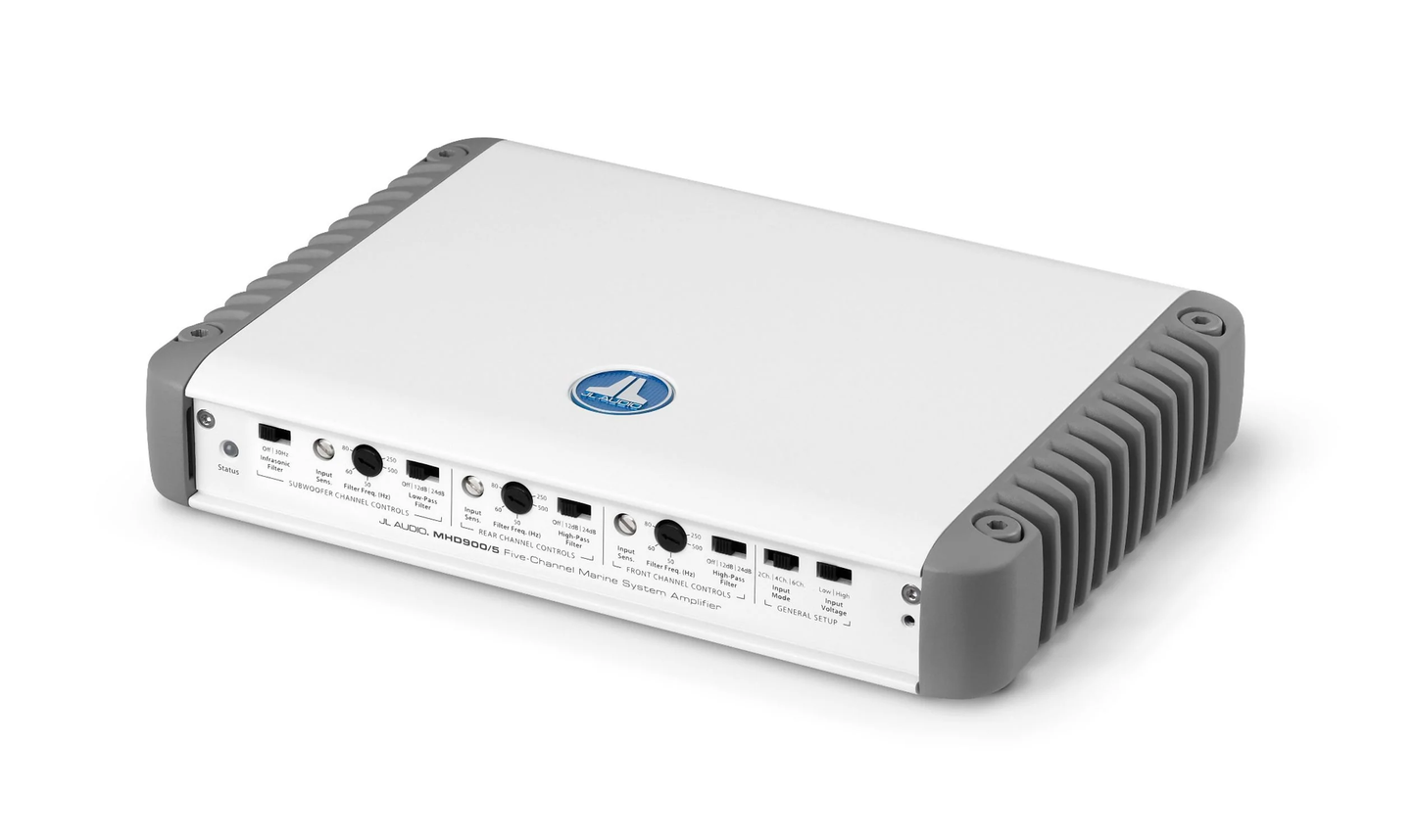 Amplificador Marino de 5 Canales 900w MHD900/5 JL AUDIO