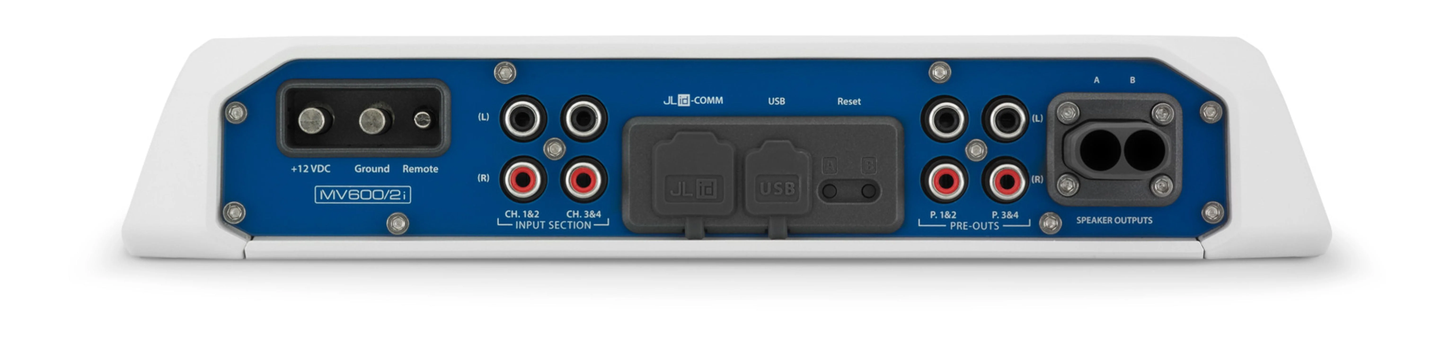 Amplificador Marino de 2 Canales 600w MV600/2i JL AUDIO
