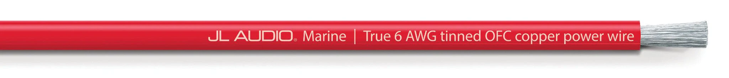 Cable de Corriente Marino Calibre 6 de 200 pies XM-RPW6-200 JL AUDIO
