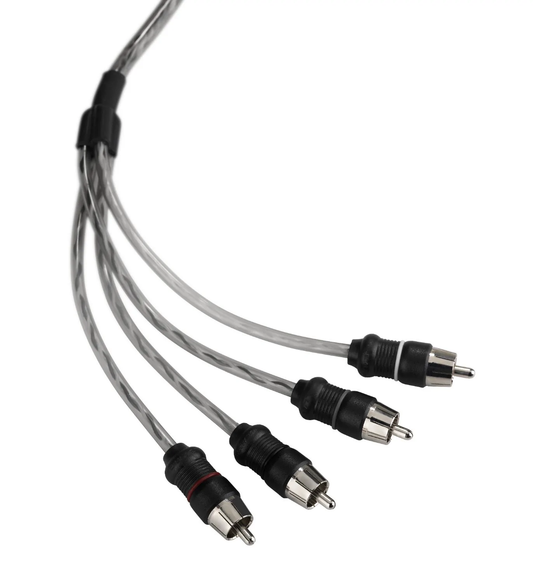 Cable RCA Transparente de 4 Canales JL AUDIO