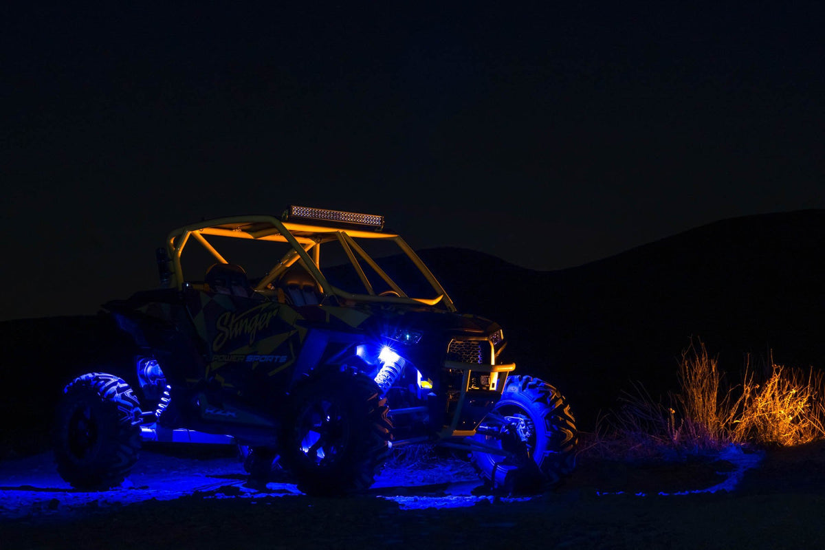 Kit de 4 Luces RGB LED para debajo de la Carroceria STINGER