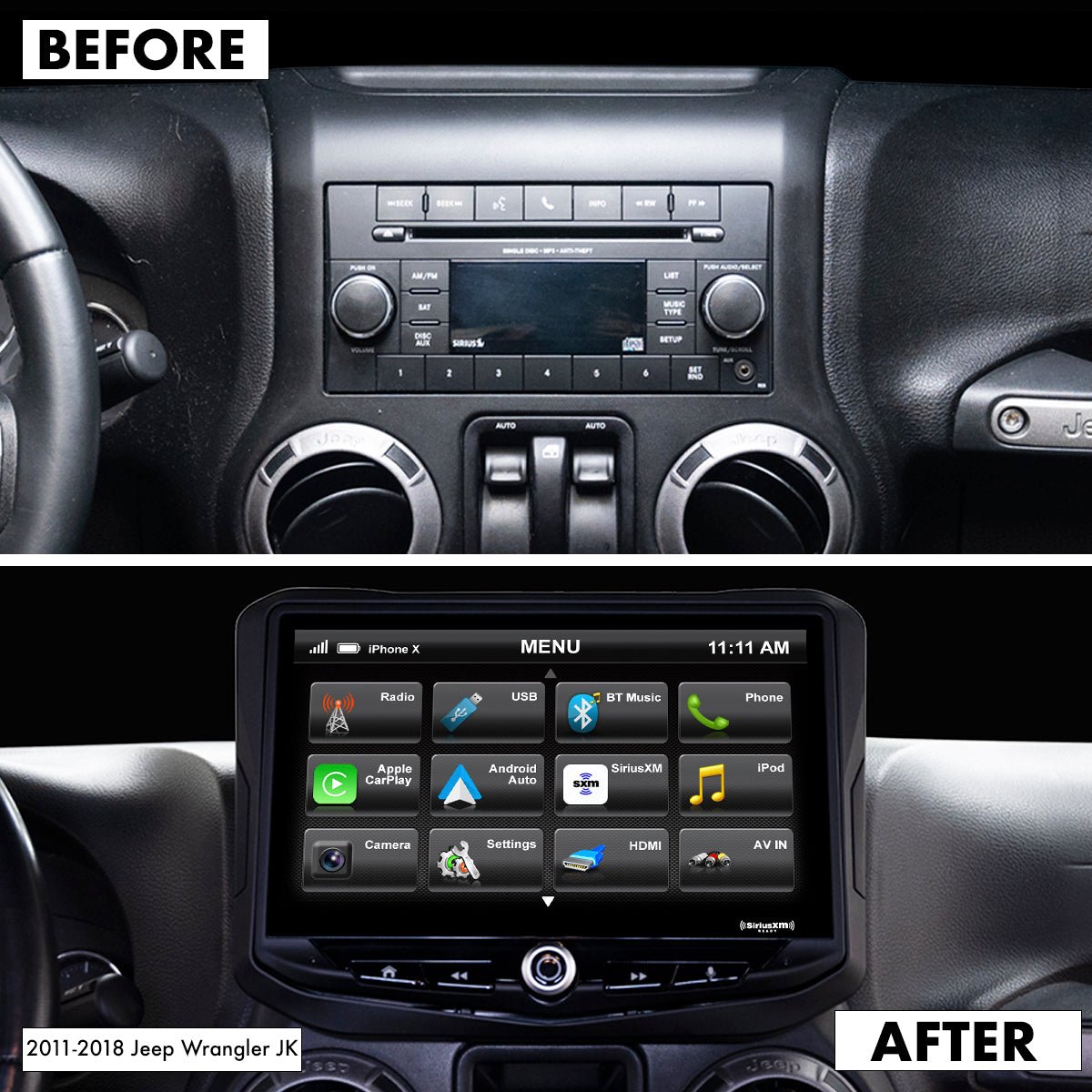 Kit de Instalacion de Multimedia para JEEP 11-18 de HEIGH10 STINGER