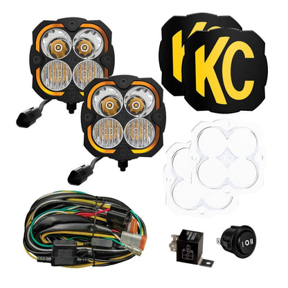 Par de Luces LED FLEX ERA 4 con Dos Tipos de Luces KC HILITES