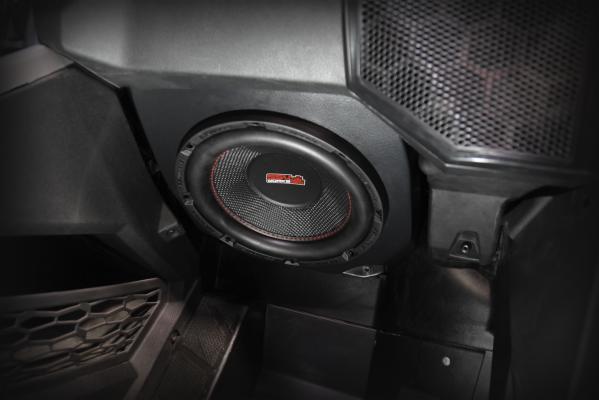 Caja para Subwoofer 10" para debajo del Tablero para Polaris RZR 200-RZ5-UD10U (no incluye subwoofer) SSV WORKS