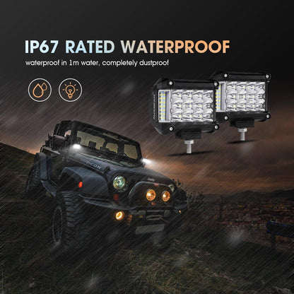 Par de Luces LED de 4 pulgadas 36W Auxbeam