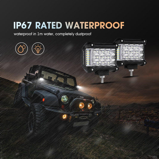 Par de Luces LED de 4 pulgadas 36W Auxbeam