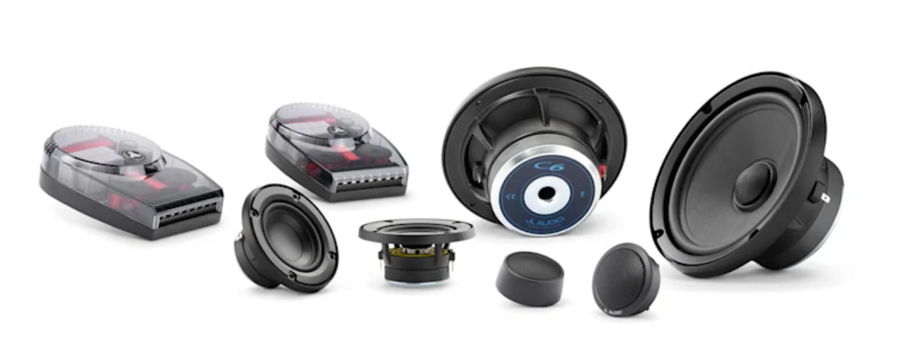 Set De Medios C6-653 6.5" 100w 3 Vias JL AUDIO