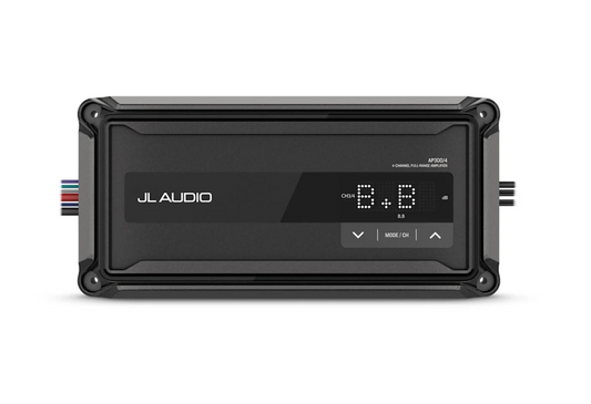 JL Audio AP300/4 Amplificador Clase D de 4 Canales 300W RMS Marino y Powersports