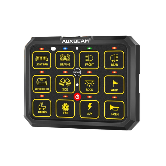 Panel de interruptores de 12 botones AC-1200 RGB Auxbeam Switch Panel