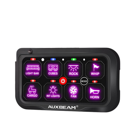 Panel de interruptores de 8 botones AC-800 RGB Auxbeam Switch Panel