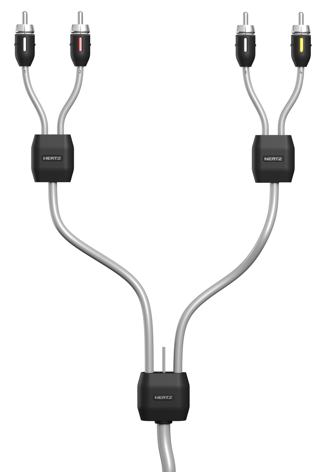 Cable RCA Marino Blanco de 4 canales HMLC4 Hertz