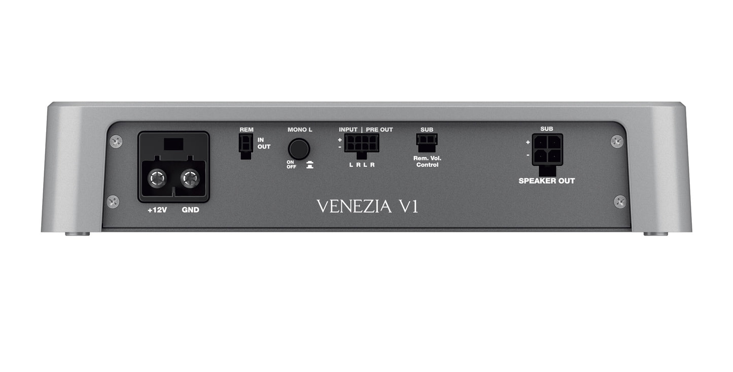 Hertz Venezia V1 24V Amplificador Marino Monoblock Clase D 1260W Rms