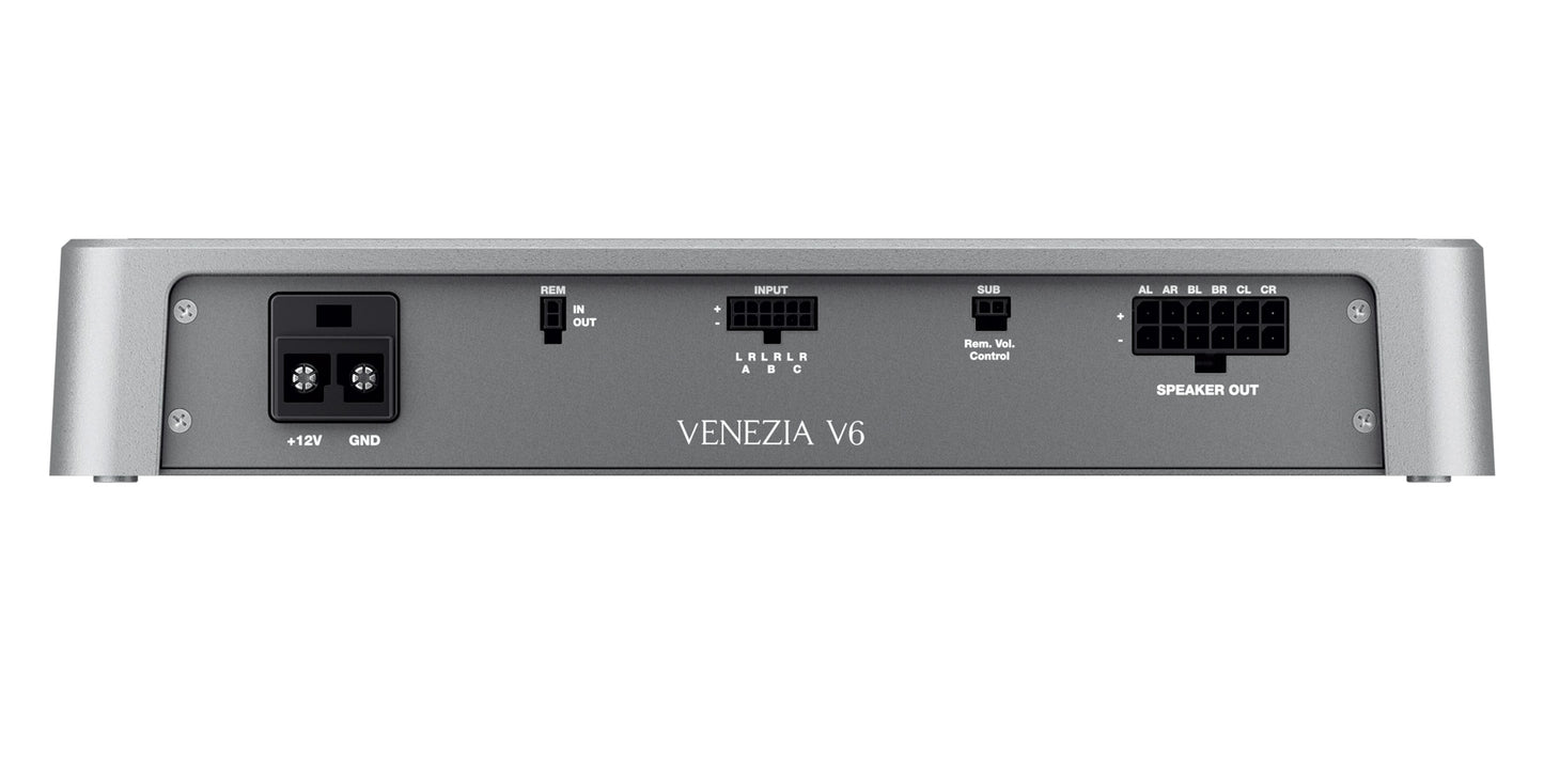 Hertz Venezia V6 24V Amplificador Marino 6 Canales Clase D 2000W