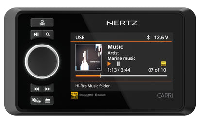 Hertz CAPRI H100 Estéreo Marino Digital con Pantalla de 4.3 Pulgadas