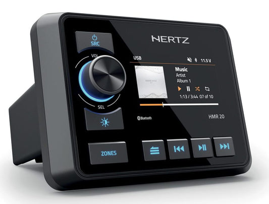 Hertz HMR 20 Estéreo Marino con Pantalla de 3 Pulgadas