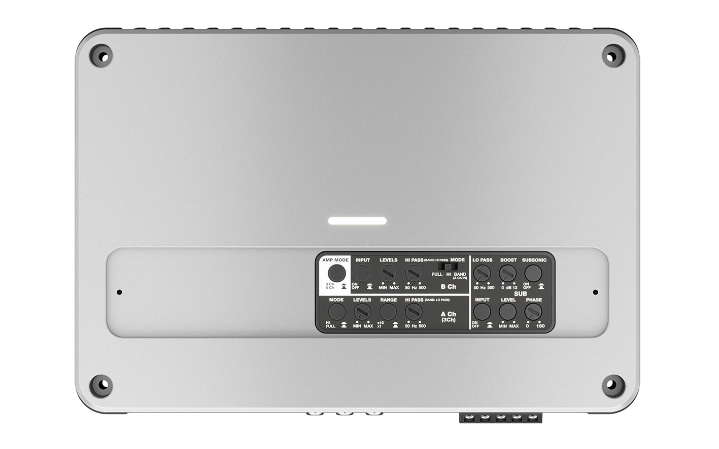 Amplificador Marino Compacto de 5 canales 760 W Venezia V5C Hertz