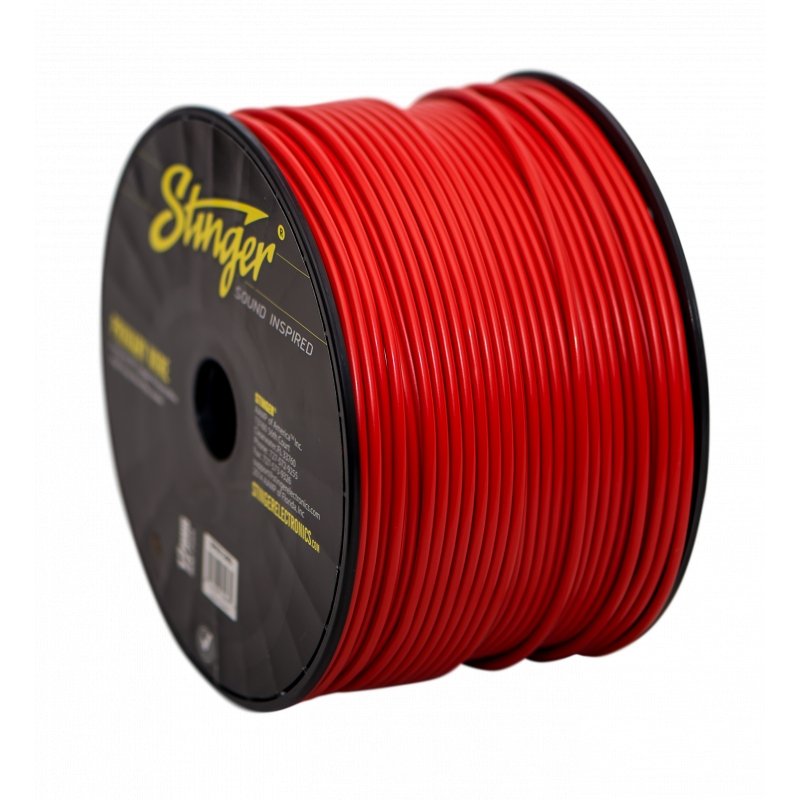 Rollo de Cable Primario PRO de 500 Pies Calibre 12 STINGER