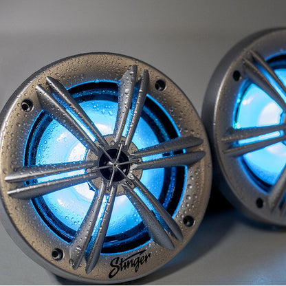 Bocinas Coaxiales 6.5" con RGB Multicolor STINGER