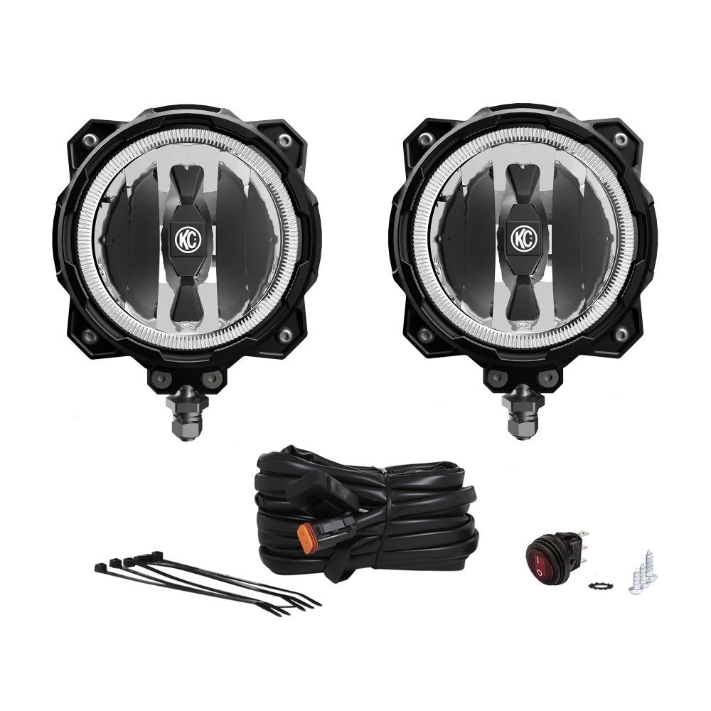 Par de Luces LED Pro6 de 6" KC HILITES