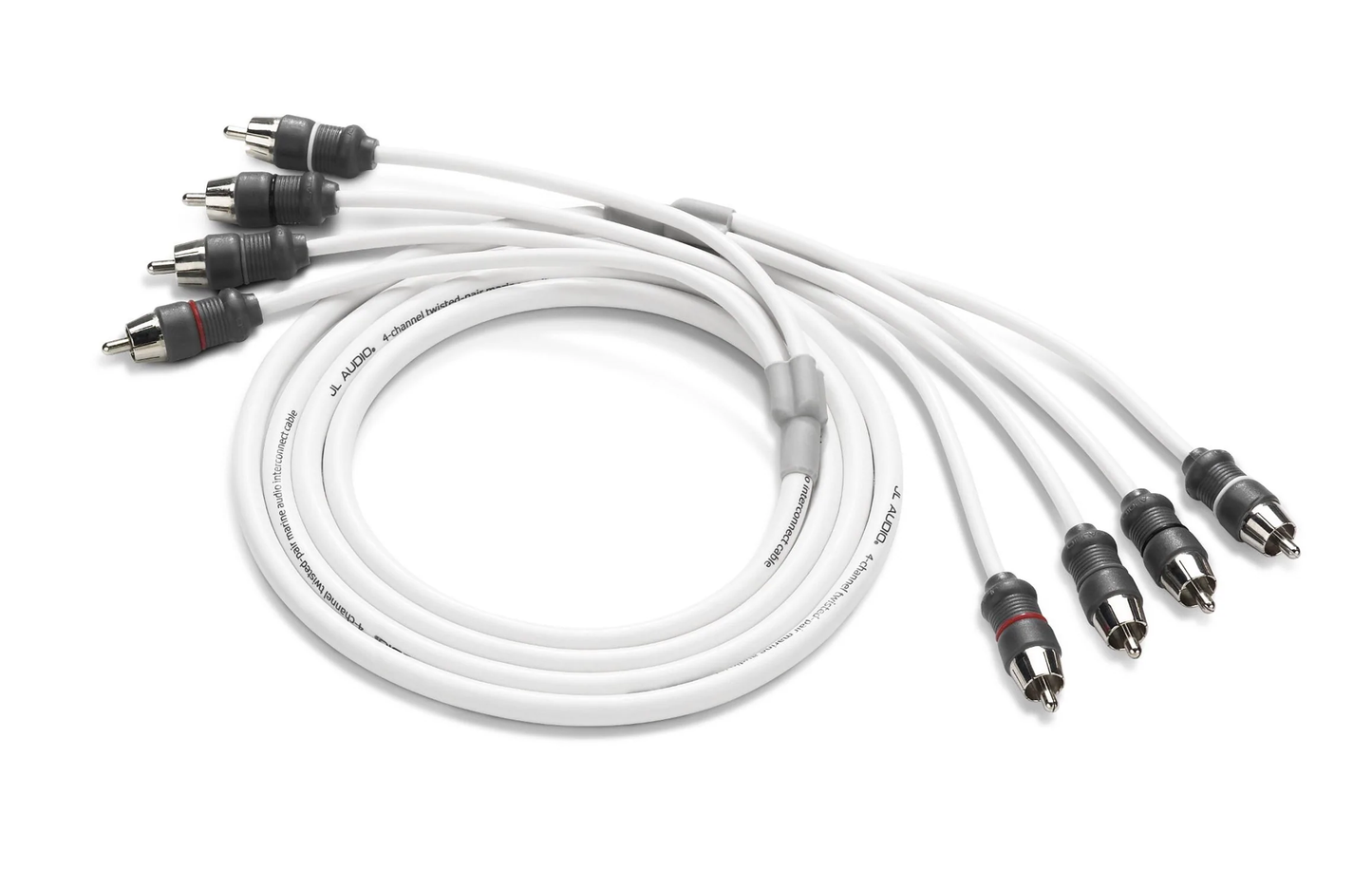 Cable RCA Marinos Blancos de 4 Canales JL AUDIO