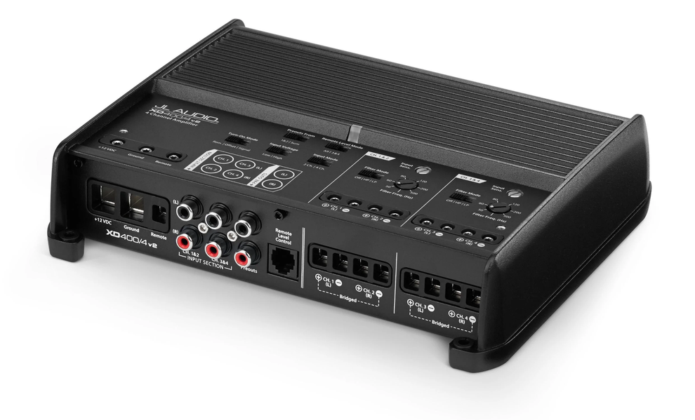 Amplificador de 4 Canales 400w XD400/4v2 JL AUDIO LowBass